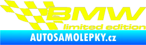 Samolepka BMW limited edition levá Fluorescentní žlutá