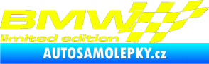 Samolepka BMW limited edition pravá Fluorescentní žlutá