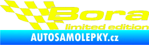 Samolepka Bora limited edition levá Fluorescentní žlutá