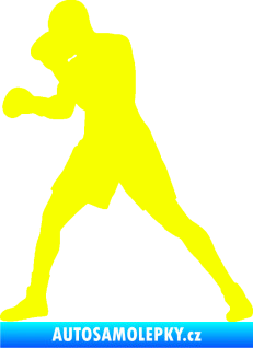 Samolepka Boxer 001 levá Fluorescentní žlutá