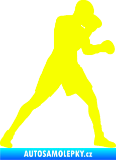 Samolepka Boxer 001 pravá Fluorescentní žlutá
