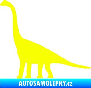 Samolepka Brachiosaurus 001 levá Fluorescentní žlutá