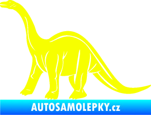 Samolepka Brachiosaurus 003 levá Fluorescentní žlutá