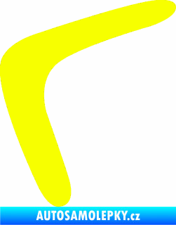 Samolepka Bumerang 001 levá Fluorescentní žlutá