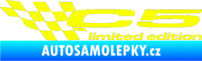 Samolepka C5 limited edition levá Fluorescentní žlutá