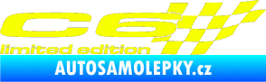 Samolepka C6 limited edition pravá Fluorescentní žlutá