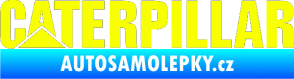 Samolepka Caterpillar - jedna barva Fluorescentní žlutá