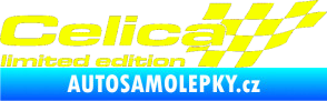 Samolepka Celica limited edition pravá Fluorescentní žlutá