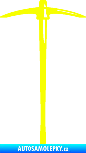 Samolepka Cepín Fluorescentní žlutá