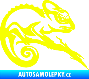 Samolepka Chameleon 001 pravá Fluorescentní žlutá