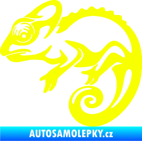 Samolepka Chameleon 002 levá Fluorescentní žlutá