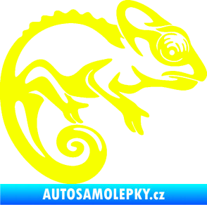 Samolepka Chameleon 002 pravá Fluorescentní žlutá