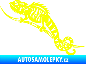 Samolepka Chameleon 003 levá Fluorescentní žlutá