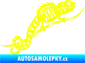 Samolepka Chameleon 003 pravá Fluorescentní žlutá