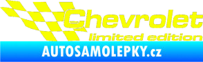 Samolepka Chevrolet limited edition levá Fluorescentní žlutá