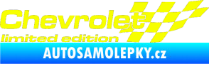 Samolepka Chevrolet limited edition pravá Fluorescentní žlutá