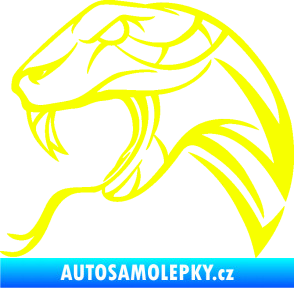 Samolepka Cobra 002 levá Fluorescentní žlutá