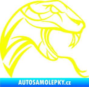 Samolepka Cobra 002 pravá Fluorescentní žlutá