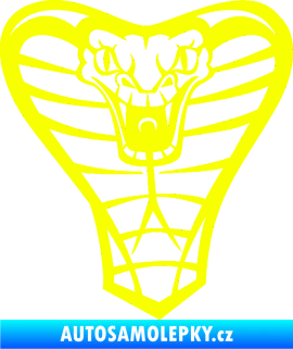 Samolepka Cobra 004 Fluorescentní žlutá