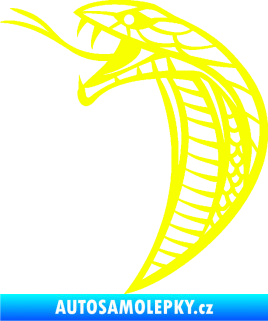 Samolepka Cobra 005 levá Fluorescentní žlutá