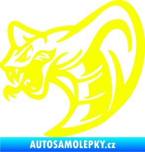 Samolepka Cobra 007 levá Fluorescentní žlutá