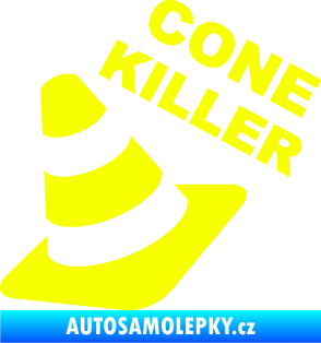 Samolepka Cone killer  Fluorescentní žlutá