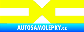 Samolepka Dacia 004 Fluorescentní žlutá