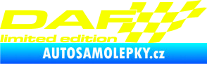 Samolepka DAF limited edition pravá Fluorescentní žlutá