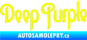 Samolepka Deep Purple Fluorescentní žlutá