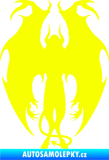 Samolepka Démon 001 Fluorescentní žlutá