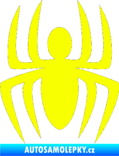 Samolepka Pavouk 005 Fluorescentní žlutá