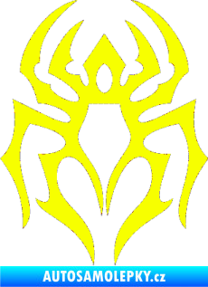 Samolepka Pavouk 007 Fluorescentní žlutá