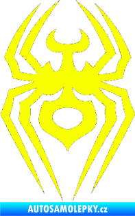 Samolepka Pavouk 008 Fluorescentní žlutá