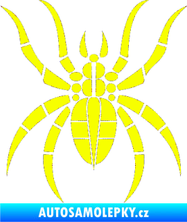 Samolepka Pavouk 010 Fluorescentní žlutá