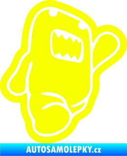 Samolepka Domo 013 pravá běžící Fluorescentní žlutá