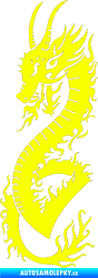 Samolepka Dragon 003 levá Fluorescentní žlutá