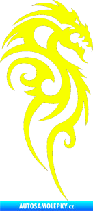 Samolepka Dragon 016 pravá Fluorescentní žlutá