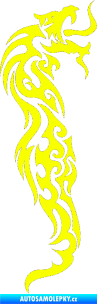 Samolepka Dragon 023 pravá Fluorescentní žlutá