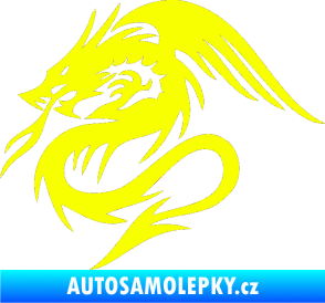 Samolepka Dragon 039 levá Fluorescentní žlutá