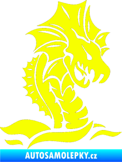 Samolepka Dragon 040 pravá Fluorescentní žlutá