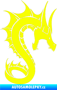 Samolepka Dragon 041 pravá Fluorescentní žlutá