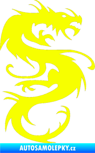 Samolepka Dragon 047 pravá Fluorescentní žlutá