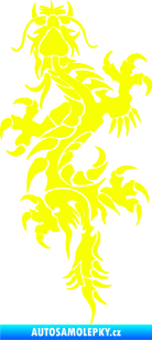 Samolepka Dragon 050 levá Fluorescentní žlutá