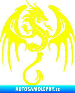 Samolepka Dragon 053 pravá Fluorescentní žlutá