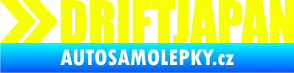 Samolepka Drift Japan 001 Fluorescentní žlutá