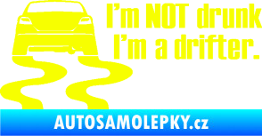 Samolepka Drifter 002 Fluorescentní žlutá