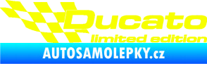 Samolepka Ducato limited edition levá Fluorescentní žlutá