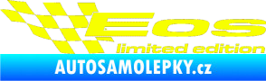 Samolepka Eos limited edition levá Fluorescentní žlutá