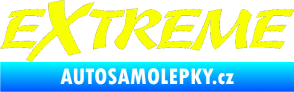 Samolepka Extreme 003 Fluorescentní žlutá