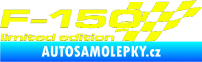 Samolepka F-150 limited edition pravá (F150) Fluorescentní žlutá
